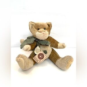 Boyds Scratches P. Whiskerpuss Cat Plush J.B. Bean & Associates W/Tags #53000